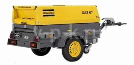 Винтовой компрессор Atlas Copco XAS 67 DD