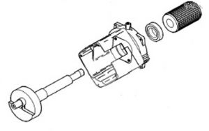 4280220000 Картер в сборе однофазного двигателя фото