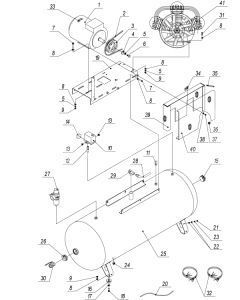 R 4271000203 Амортизатор D.60 мм для 500lb75