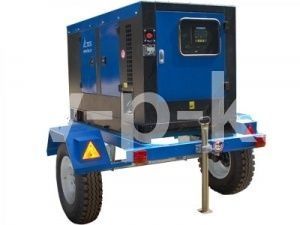 Дизельный генератор ТСС АД-12С-Т400-1РКМ5 в шумозащитном кожухе на прицепе  фото