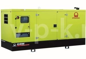 Дизельный генератор PRAMAC GSW190I 3-фазный в кожухе (альт.Leroy Somer TAL046A)  фото