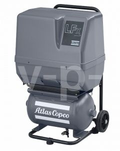 Поршневой компрессор Atlas Copco LFx 0,7 1PH на тележке с ресивером фото