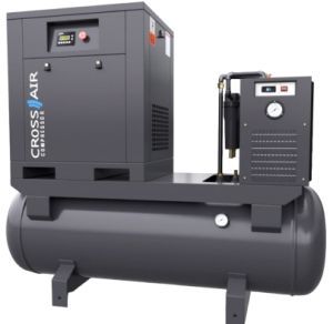 Винтовой компрессор CrossAir CA11-10RA-500DRY IP54 фото