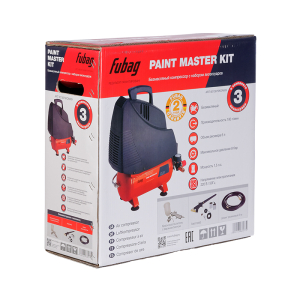 Поршневой компрессор Fubag Paint Master Kit + 3 предмета фото