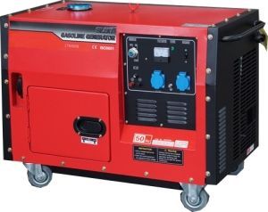 Бензиновый генератор Leega LT7500CLE стартер в кожухе