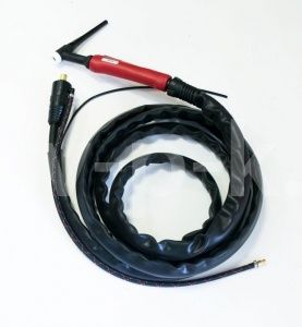 Aurora Горелка TIG 26 180A (35%), TIG 160,200 AC/DC, 4m (Track-50MMQ, газ-б/р) с упр. разъёмами 2-3-5pin