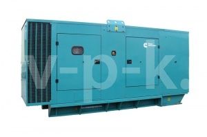 Дизельный генератор CUMMINS C450D5EB в кожухе  фото