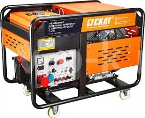 Дизельный генератор Скат УГД-15000EТ трехфазная  фото