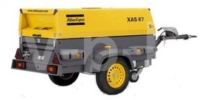 Винтовой компрессор Atlas Copco XAS 67 DD С ГЕНЕРАТОРОМ фото
