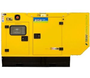 Дизельный генератор Aksa APD220P в кожухе  фото