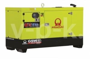 Дизельный генератор PRAMAC GSW 10 Y 3-фазный в кожухе
