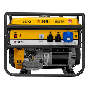 Бензиновый генератор DENZEL GE 7900 94638 передвижной фото