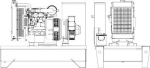 Дизельный генератор Onis Visa F 60 B  фото