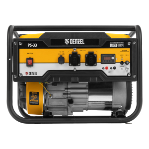 Бензиновый генератор DENZEL PS 33 946834 синхронный фото