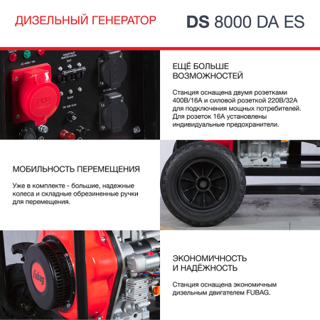 Дизельный генератор  DS 8000 DA ES