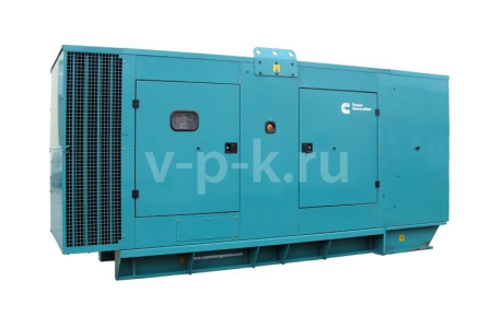 Дизельный генератор  C450D5EB в кожухе
