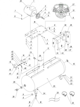 R 4150803000 Переходник (T) 3/8"FFM для 500lb75ТБ