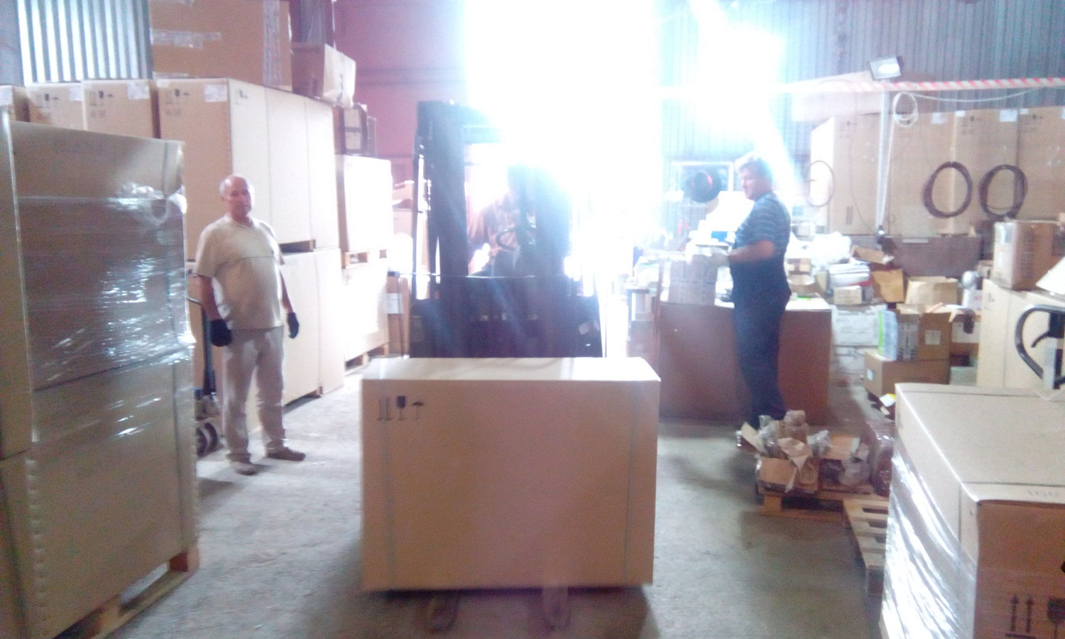 Отгрузка поршневых компрессоров Remeza СБ4/С-100.LB30A и Remeza СБ4/Ф-270.LB50 в транспортную компанию