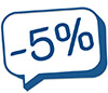 5% скидка